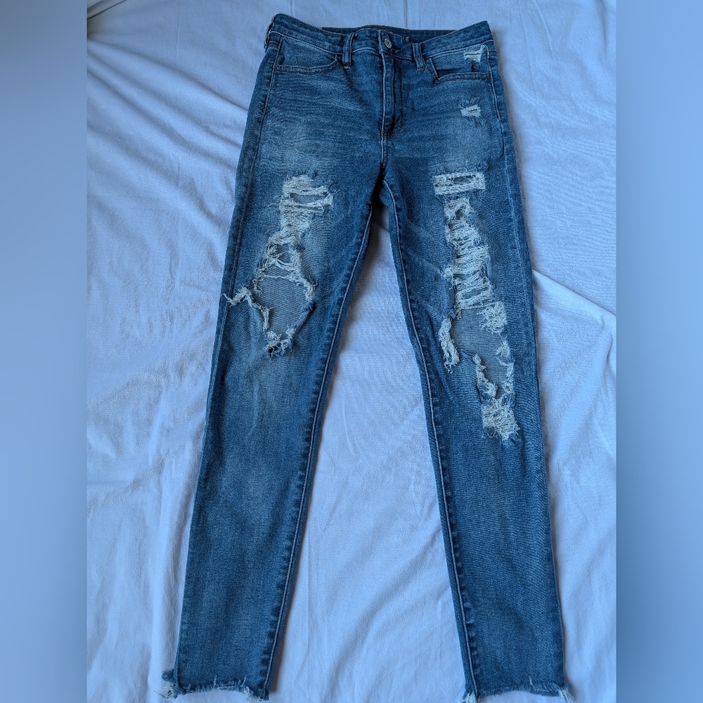 American Eagle Next Level Stretch Super High Rise Jegging Size 8